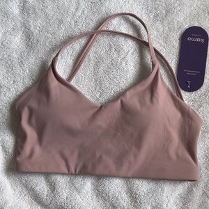 S KAMO FITNESS iris strappy back crop sports bra